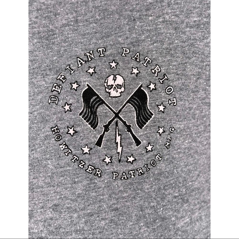 Howitzer Style Men's T-Shirt Defiant Sketch Military Grunt MFG - Picture 6 of 9